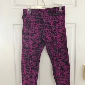 Calvin Klein Neon Pink crop workout leggings